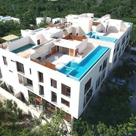 Rooftop Pool Apartments Tulum